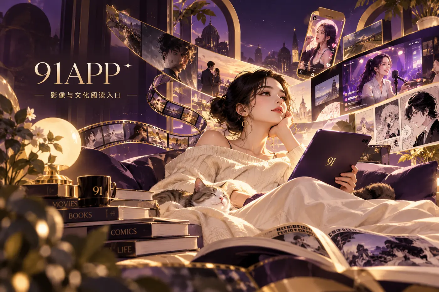 91APP 主题影像横幅