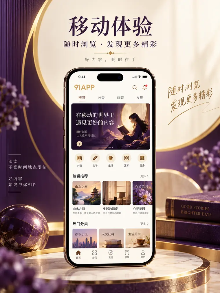 手机浏览页面插图